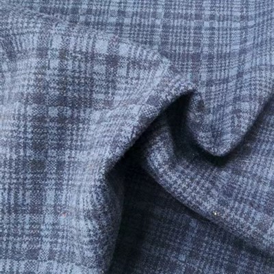 Herenwol zoals tweed check -stof