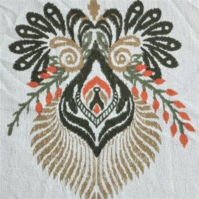 Tela de estampado floral de Paisley