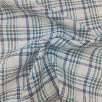 Pleed linane puuvillane kangas