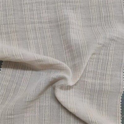 قماش دوبي مقلد من الكتان متعدد الألوان بخطوط غير منتظمة