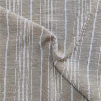 Poly Imitatie-linnen garen geverfd onregelmatige strookstof