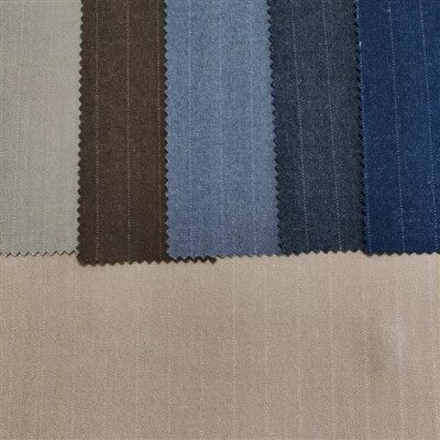 ポリレーヨンヘリンボーンストライプ生地