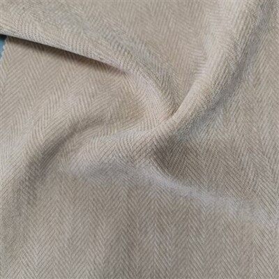 Poly-Stretch-Chenille-Fischgrätengewebe