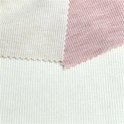 Polyester spandeks kaburga örme kumaş