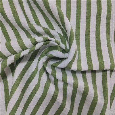 Rayon Nylon Air Flow Stripe Print Fabric