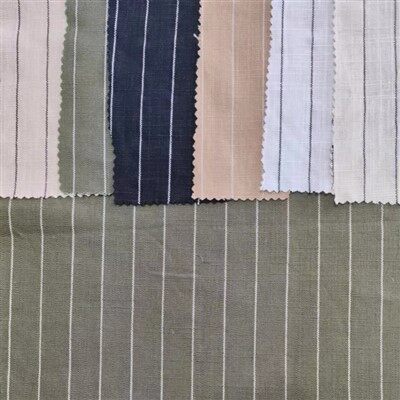 Triibuline viskoosist linane kangas