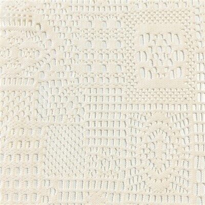 Tela de crochet blanca de trabajo