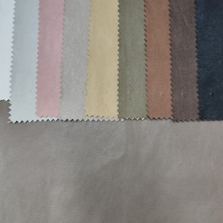 soft PU fake leath fabric 2