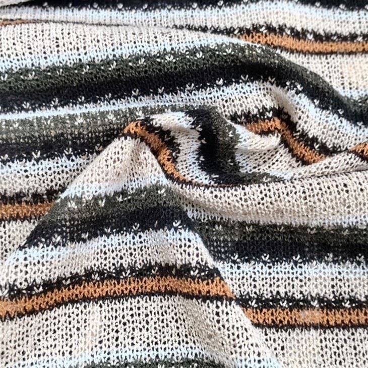 Striped Open Knit Fabric suppliers