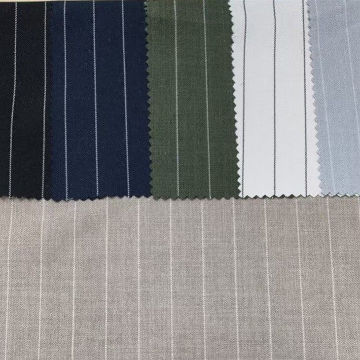 Striped Poly Stretch Leli Fabric