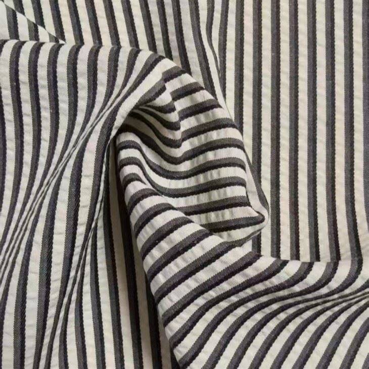 TC Fil te kolore seersucker foule twal jarèt