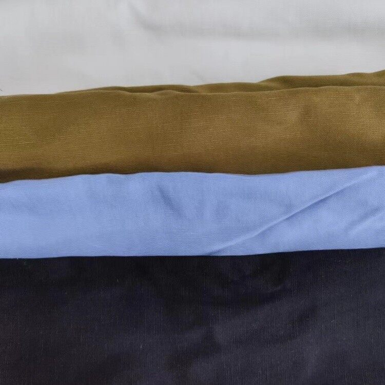 tencel linen plain slub fabric 4