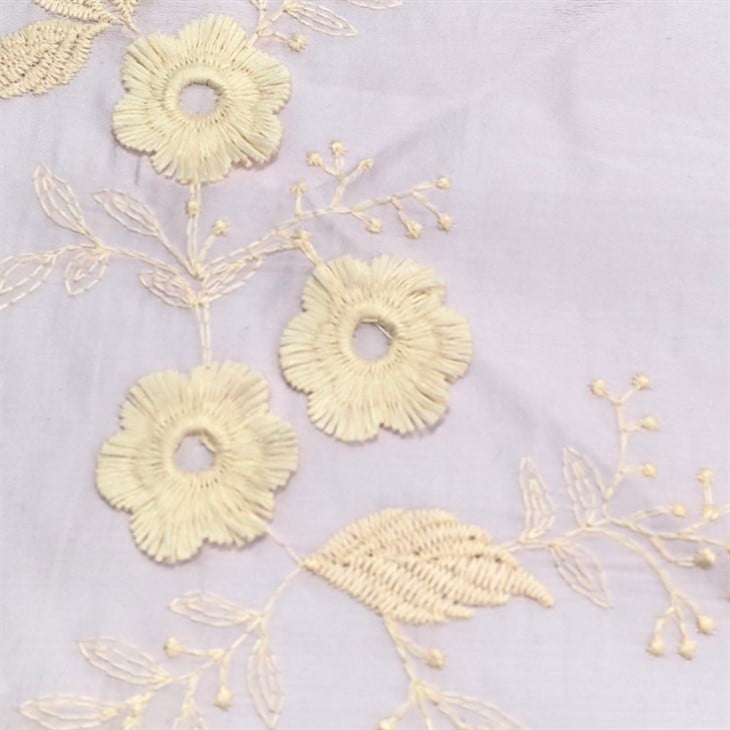 Tencel Poly Κεντημένο Ύφασμα