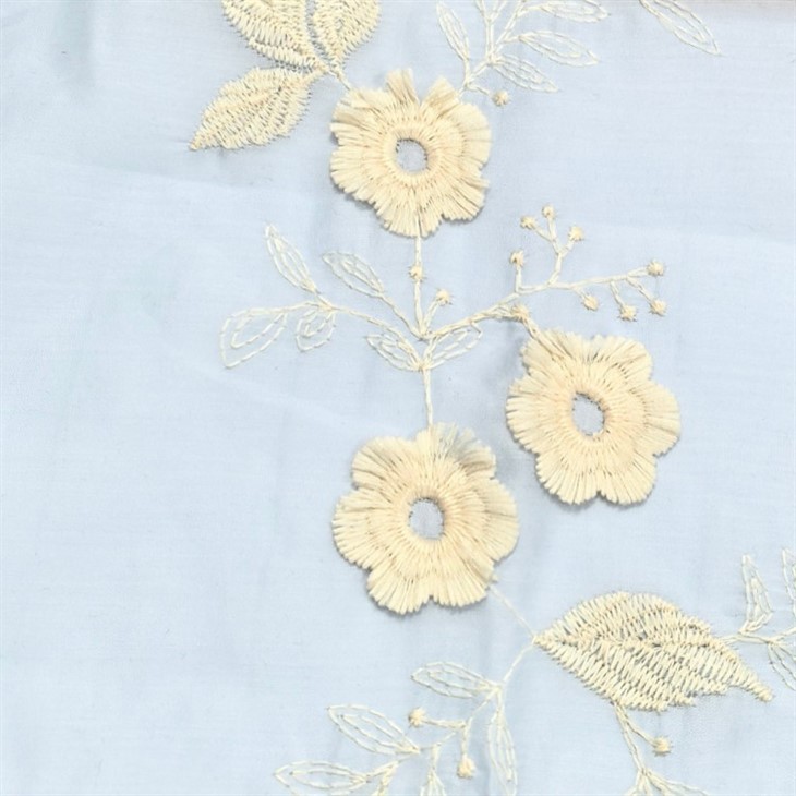 Tencel Poly Embroidered Fabric suppliers