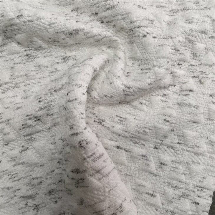 Triangle Quilted Jacquard Knit Fabric