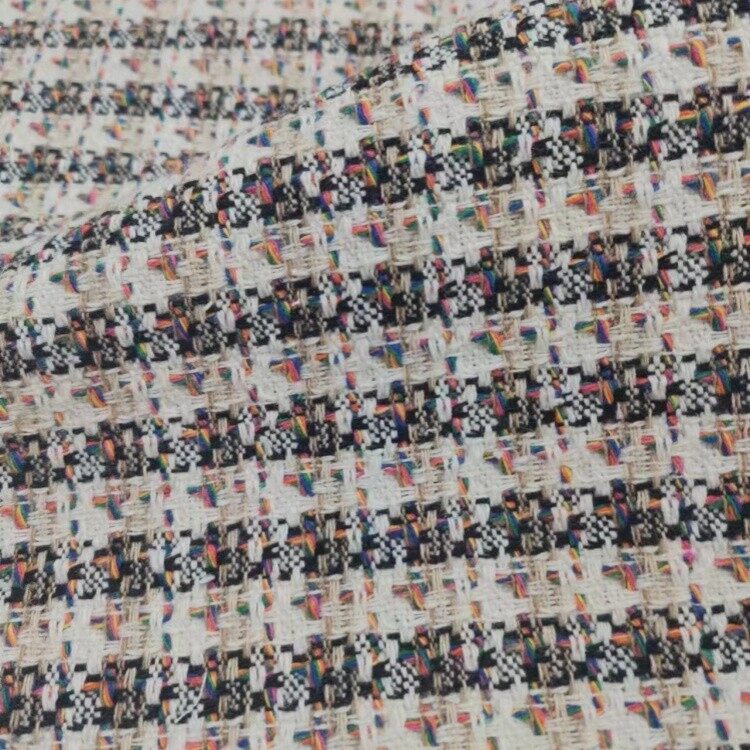tweed colorful voven fabric 2