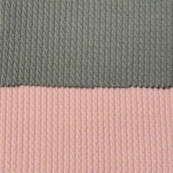 Twisted Jacquard Knitted Fabric