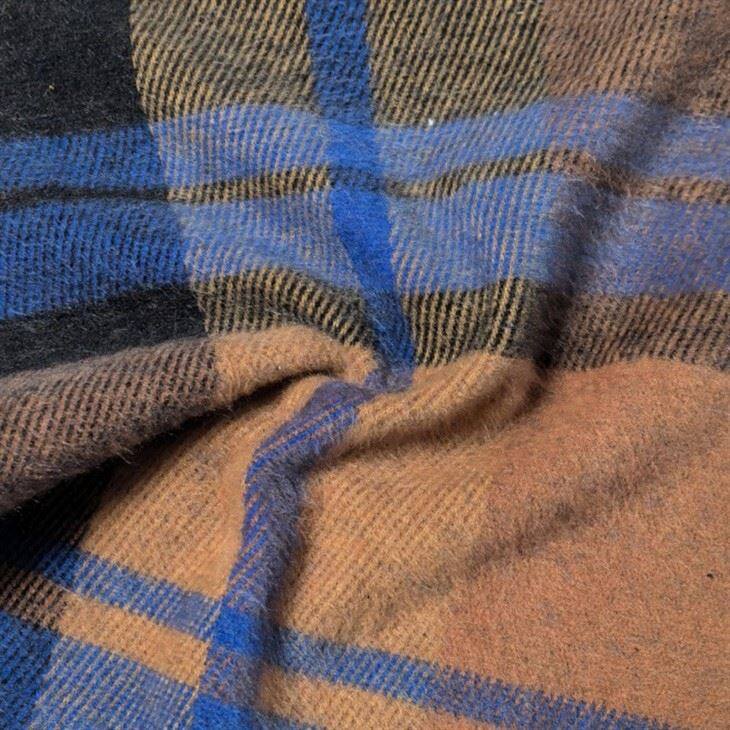 Wool Like Plaid Fabric