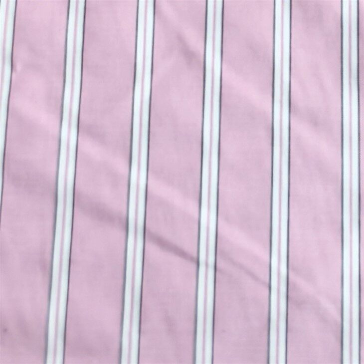 Garn gefärbt rosa weißer Streifenstoff gefärbt