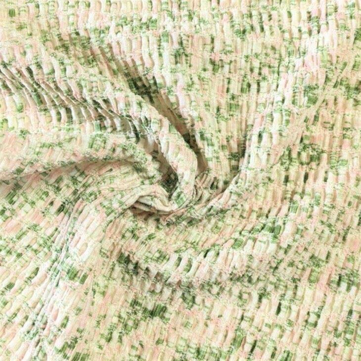 Yarn Dyed Tricot Crepe Fabric