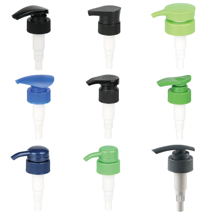 28/410 lotion pump style options with different actuator and closure designs