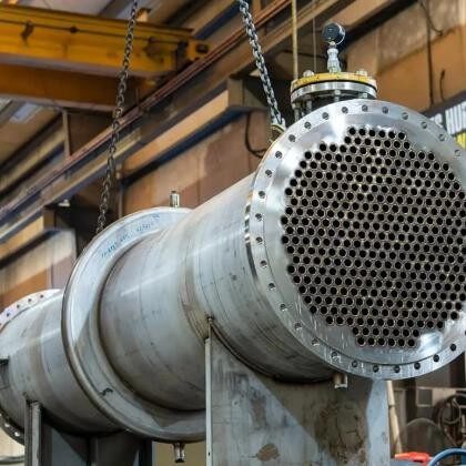 chemical Plant shell and tube heat exchanger
