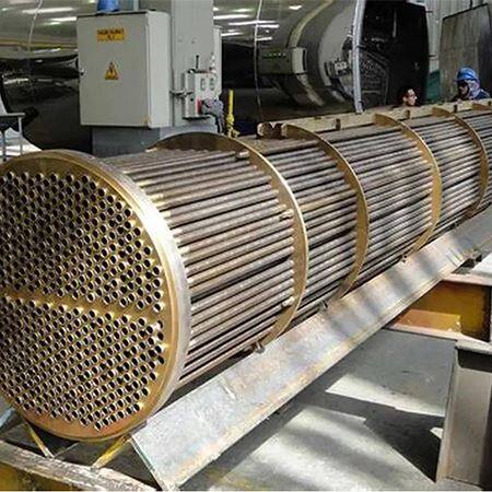 Bakreni ravni cijev izmjenjivač topline