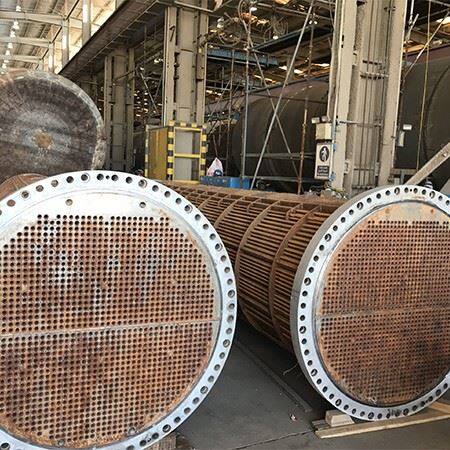 Copper Straight Tube Heat Exchanger factory