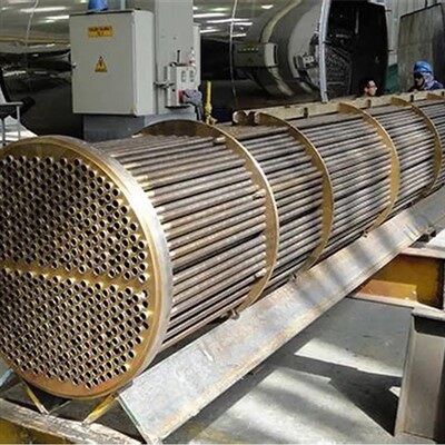 Échangeur de chaleur à tube droit en cuivre