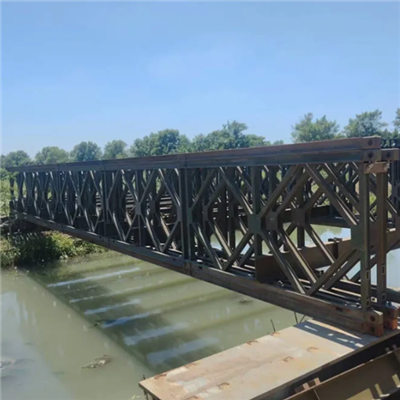 Custom Large-Span Steel Truss for Construction