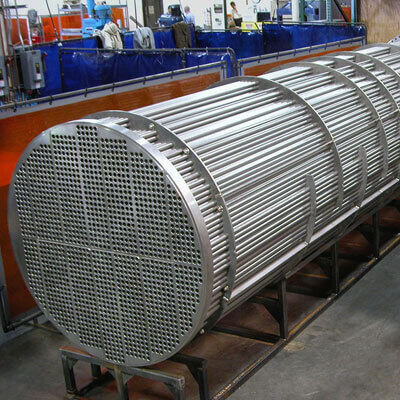 Penukar haba tiub lurus nikel