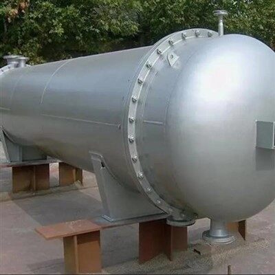 Trocador de calor industrial de titânio e tubo