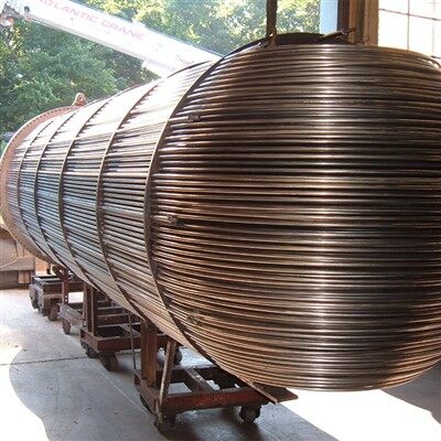 Trocador de calor de tubo em U.