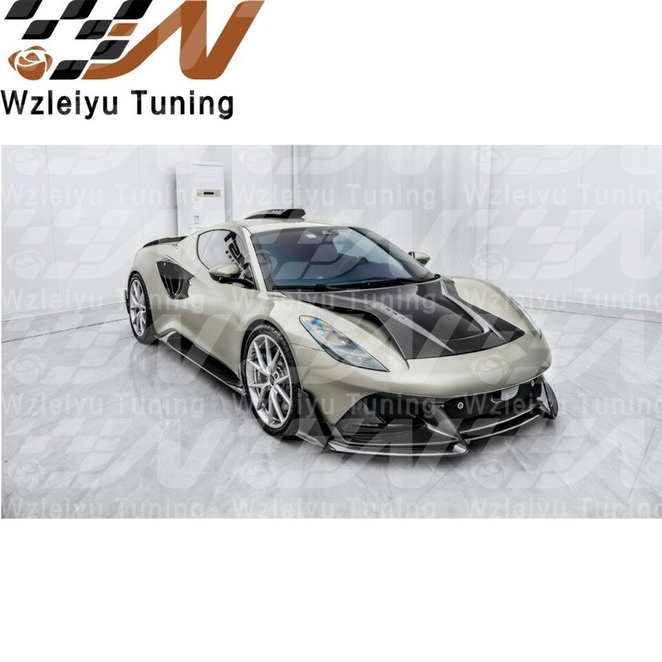 Dry Carbon Fiber Front Hood Bonnet Fit For Lotus Emira Car Hoods Fitment factory