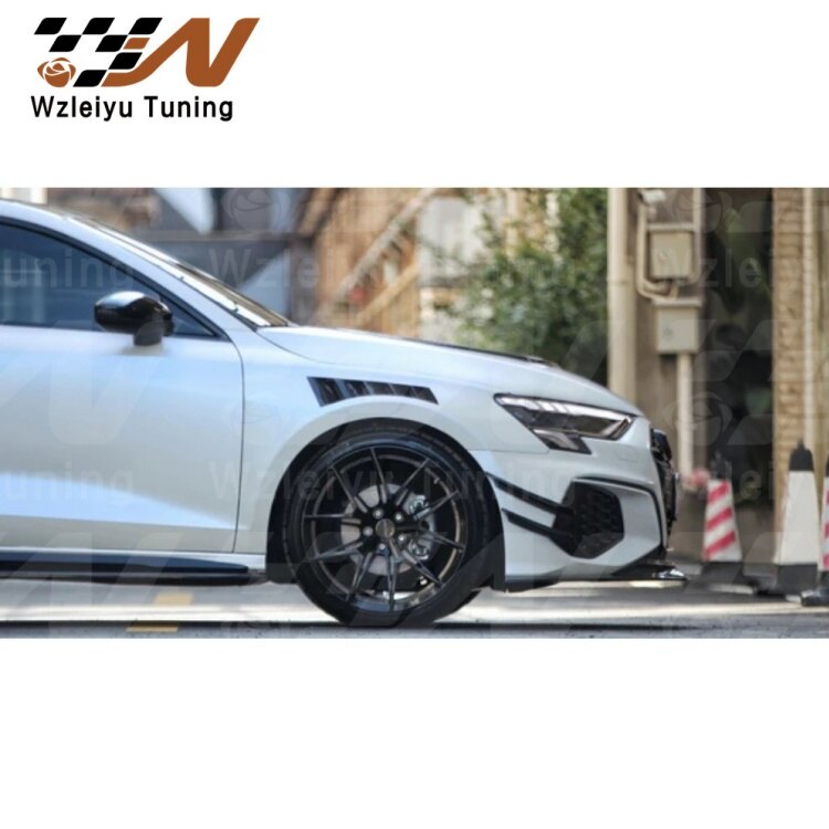 ऑडी एस3 ए3 8वाई 21-24 के लिए नई शैली के ड्राई कार्बन फाइबर फ्रंट फेंडर फिट