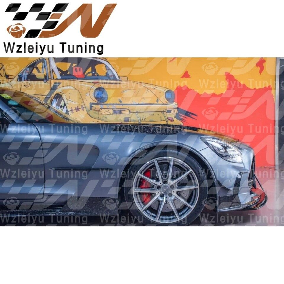 Portion Carbon Fiber Front Fenders Fit For Mercedes Benz AMG GTS GTC GTR Pro C190 best