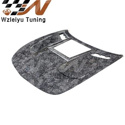Dövme Karbon Fiber Ön Kaput Bonnet Mercedes Benz AMG GTS GTC GTR Pro C190 için Fit