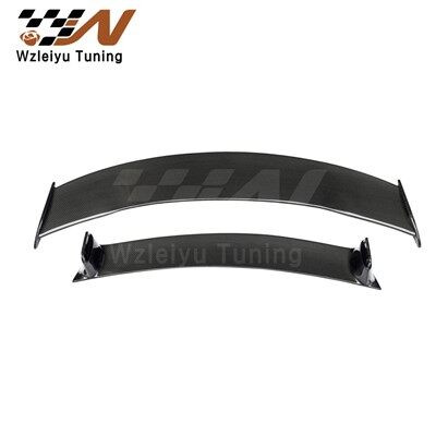 نمط جديد من ألياف الكربون الخلفي سبويلر الجناح يصلح لمرسيدس بنز C190 AMG GT GTS GTC 15-21