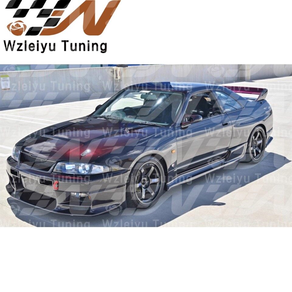 ТС стил предњи поклопац хаубе од карбонских влакана одговара за Ниссан Скилине Р33 ГТР хаубу аутомобила
