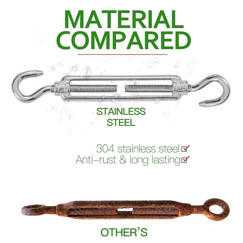 304 Stainless Steel Wire Rope Tension Tensioner Bolt