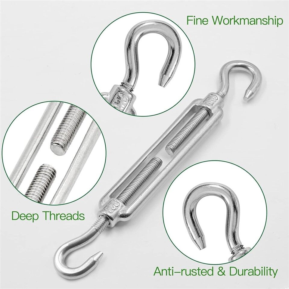 304 Stainless Steel Wire Rope Tension Tensioner Bolt