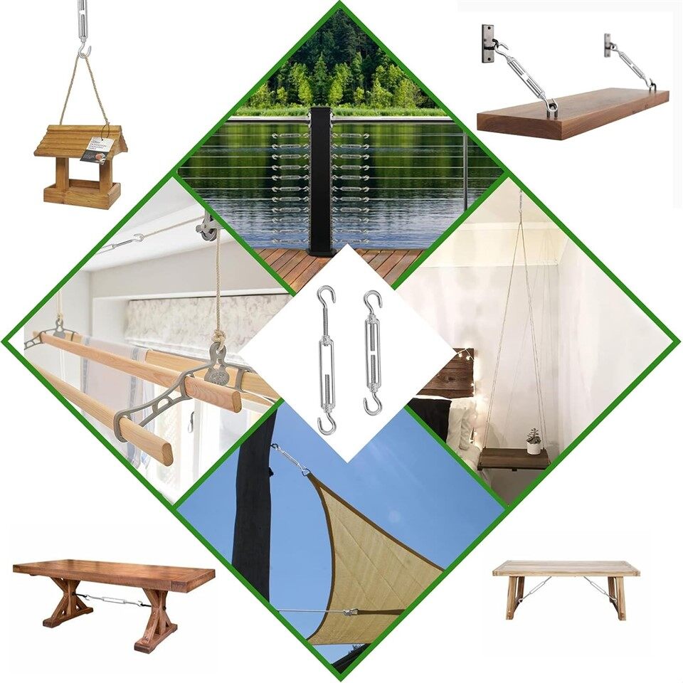 304 Stainless Steel Wire Rope Tension Tensioner Bolt