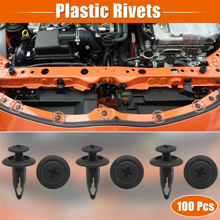 Automotive Bumper Plastic 6mm Rivets