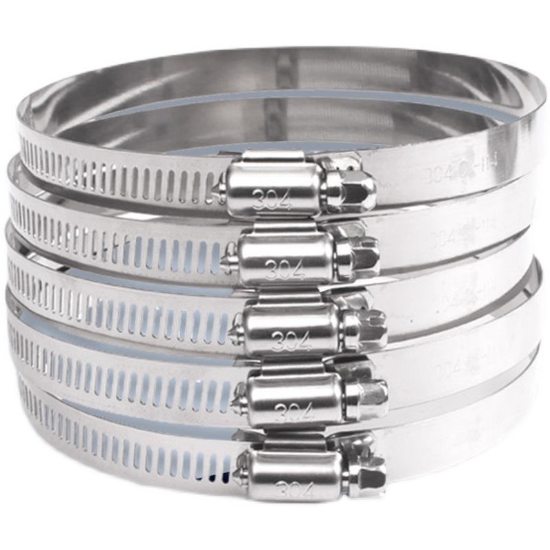 Big American Style Throat Clamp For Heavy-Duty Fittings