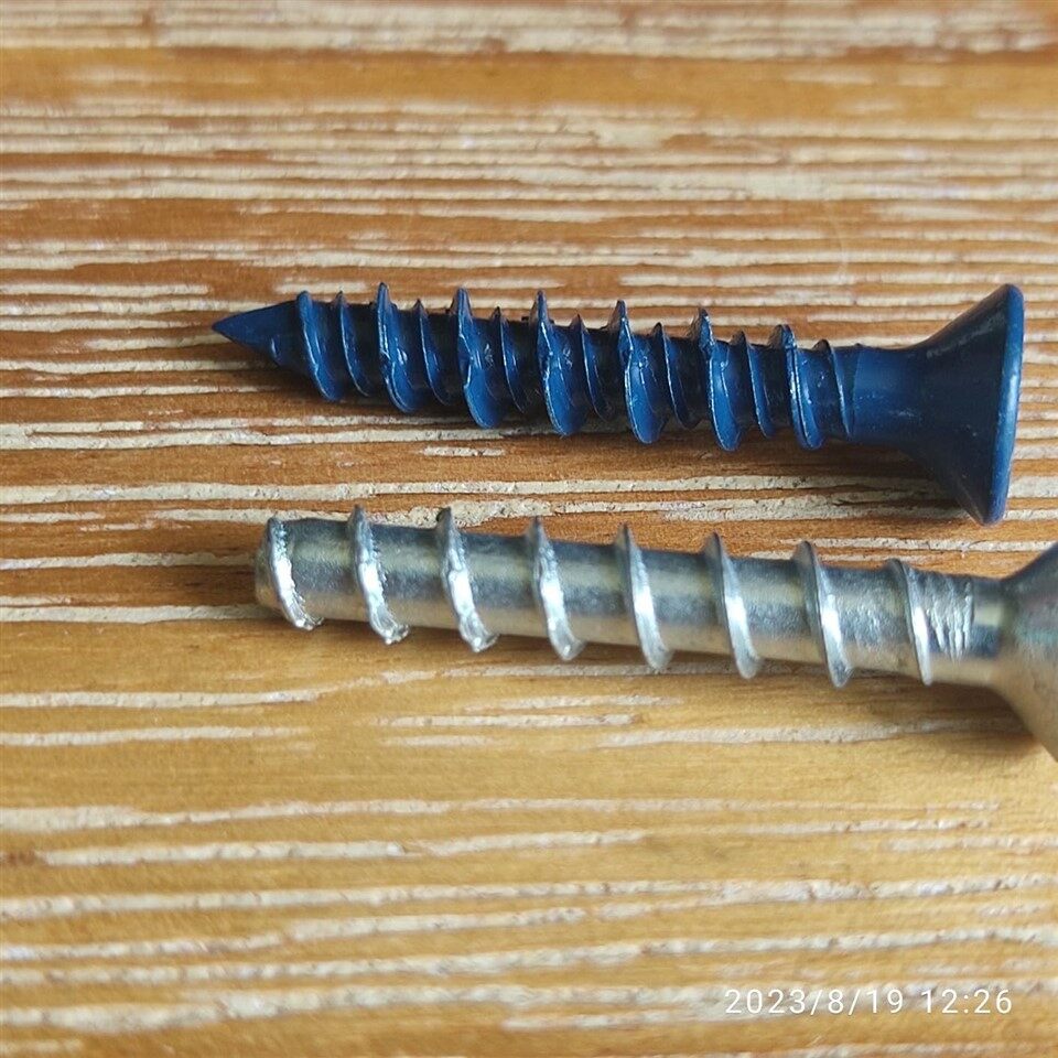 Blue Flat Cross Concrete Fixing Bolts