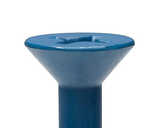Blue Flat Cross Concrete Fixing Bolts