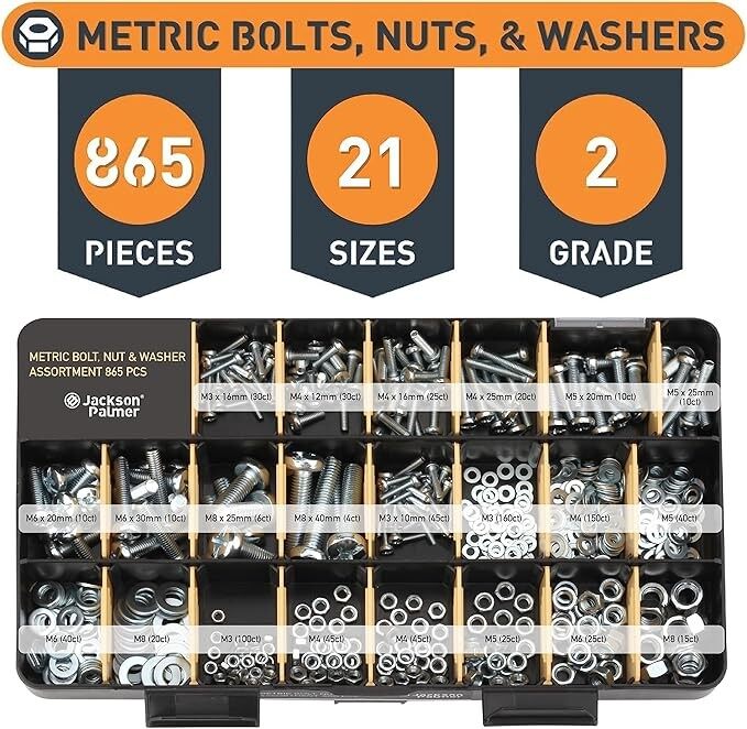 Bolt, Washer And Nut Combination Set