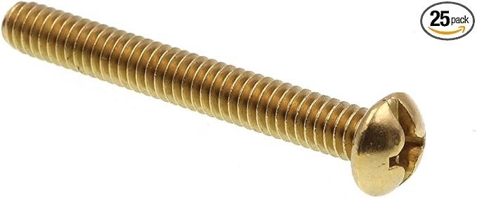 Brass Machine Screws Round Head Phillips