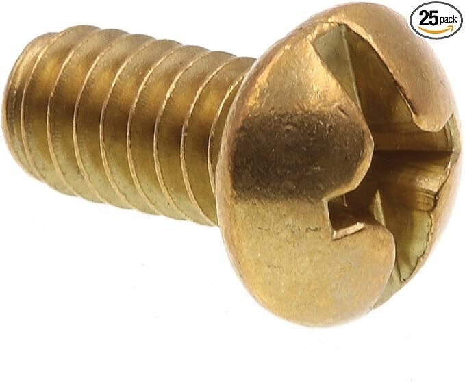 Brass Machine Screws Round Head Phillips