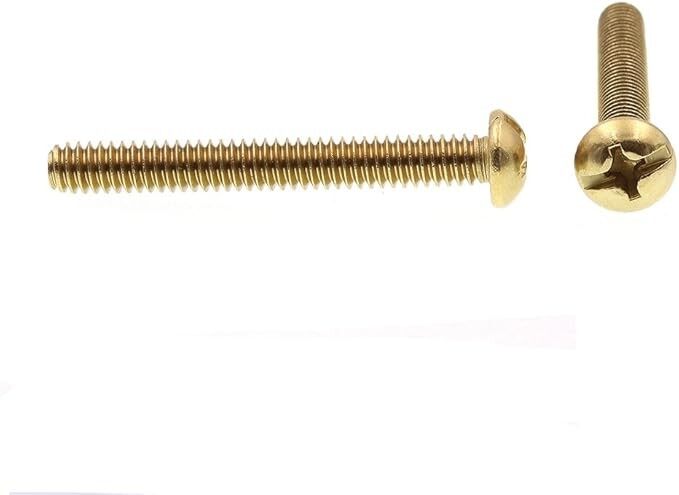 Brass Machine Screws Round Head Phillips